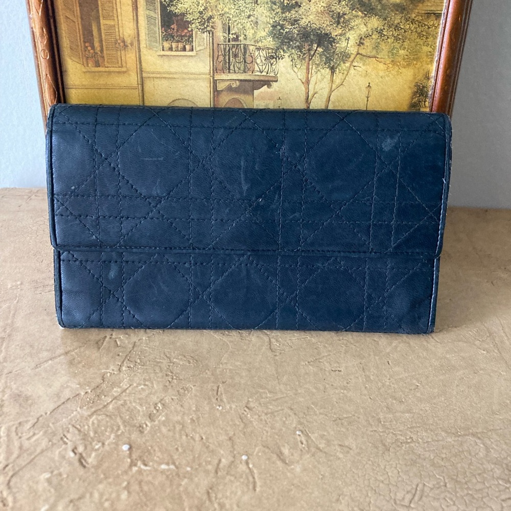 ❤️‍🔥❤️‍🔥❤️‍🔥Christian Dior Gorgeous Black Leather Wallet ❤️‍🔥❤️‍🔥❤️‍🔥